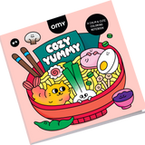 OMY Cozy Art Yummy — 28-page notebook 21 × 21 cm