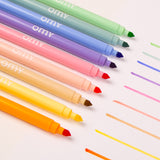 OMY Pastel Markers — close-up of the soft pastel shades