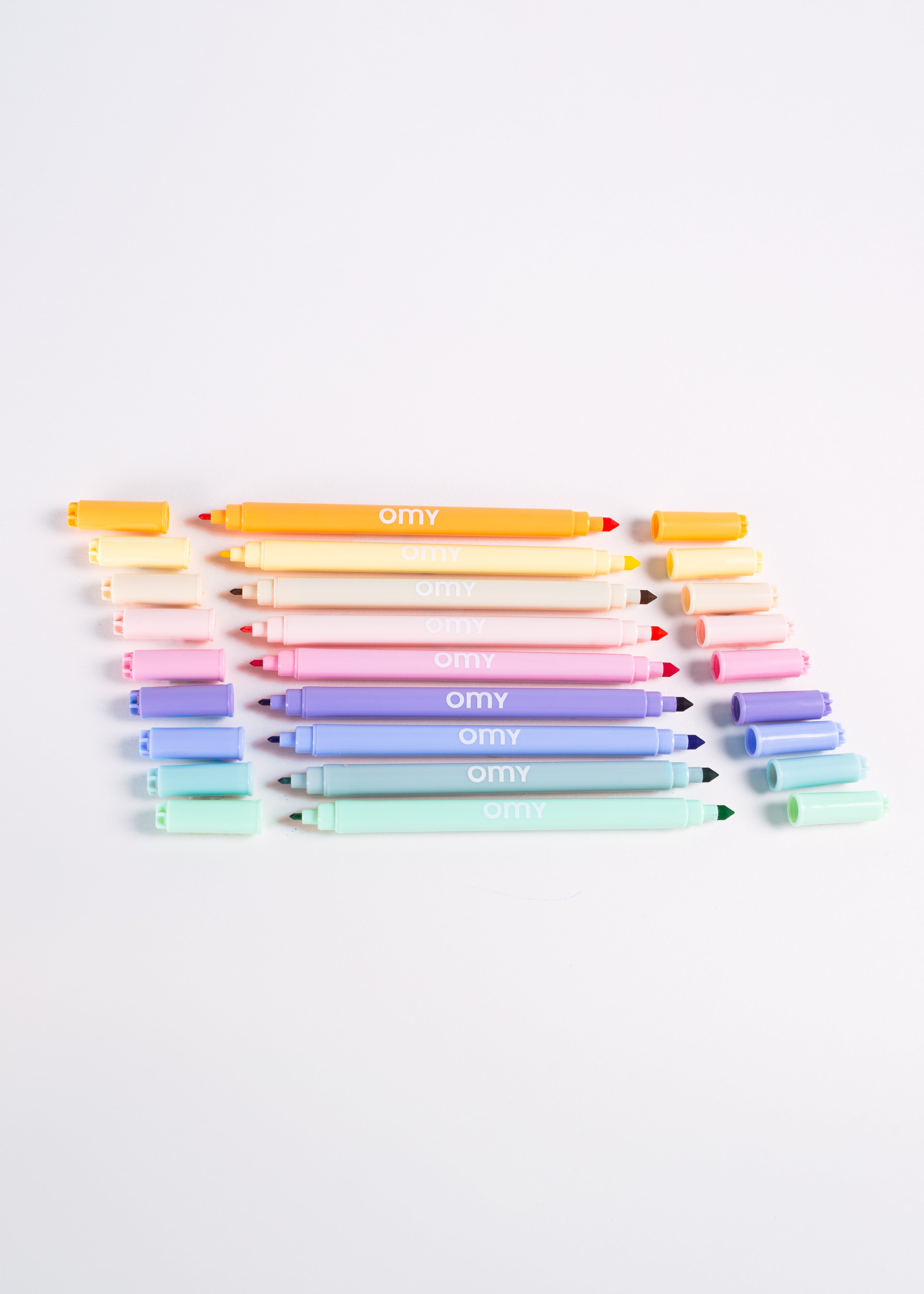 OMY Pastel Markers — set of 9 dual-tip pastel markers in a box - FEU05_FEUTRE PASTEL_AMBIANCE_3