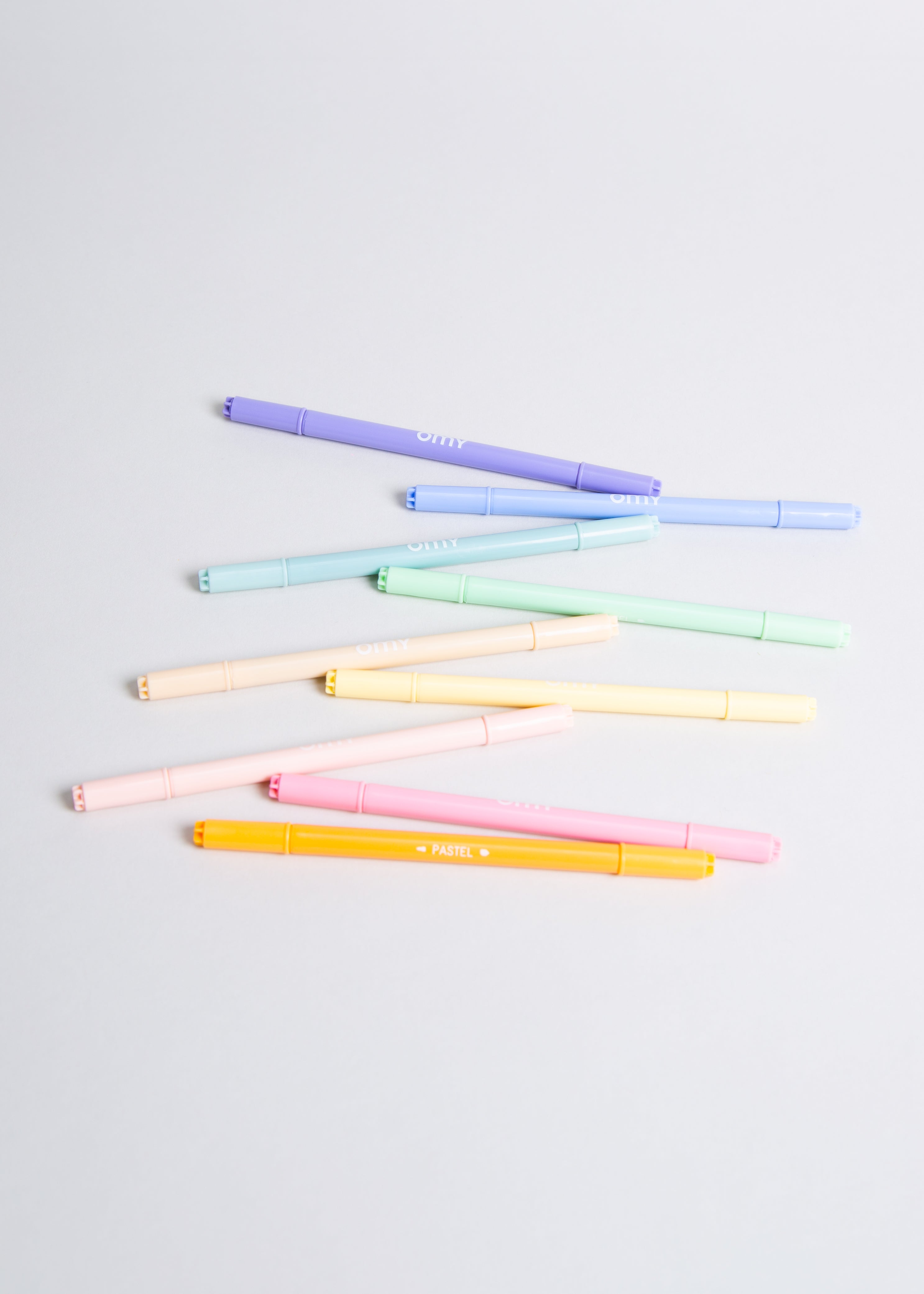OMY Pastel Markers — set of 9 dual-tip pastel markers in a box - FEU05_FEUTRE PASTEL_AMBIANCE_4