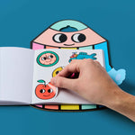 OMY Montessori Stickers Book Geometric Shapes — colouring and sticker book - MONTESSORI_SB_GEOMETRIC_OPEN_1_FC