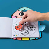 OMY Montessori Stickers Book Geometric Shapes — colouring and sticker book - MONTESSORI_SB_GEOMETRIC_OPEN_2_FC