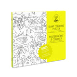 OMY Dinos — giant 70 × 100 cm coloring poster with dinosaurs - POS31-POSTER-DINOS-FONDBLANC-ARCHIVE