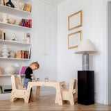 DORI Kreativ-Set – Mitwachsender Kindertisch & Kinderstuhl ab 10 Monaten