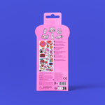 OMY Iconic Love — sheet of fluorescent vinyl stickers with hearts - STICKER_ICONIC_LOVE_DOS_FC