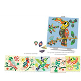 Creating with stickers Birds