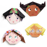 Origami Girl Faces