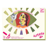 Kreatives Set Collage von Pablo Picasso