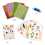 Kreatives Set Collage von Pablo Picasso