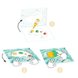 Finger paints Print and spread