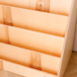 Montessori Bücherregal für Kinder aus Holz