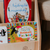 Montessori Bücherregal für Kinder aus Holz