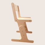 AGGIE growing school chair – side view with seat height positions
