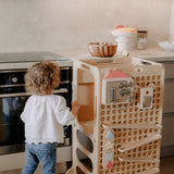 Petinka Favority – Safe Montessori Learning Tower with Toys & Activity Board