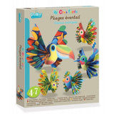 Paper crafting Exotic birds