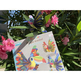 Paper crafting Exotic birds