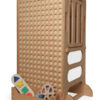 montessori wooden toys for kids in shelf on learning tower