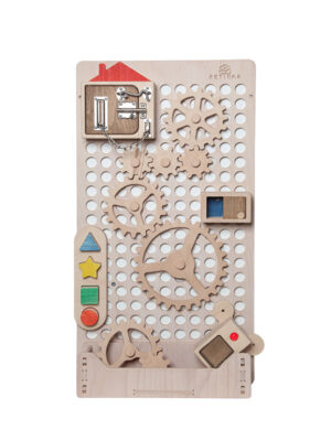 montessori light wood activity board