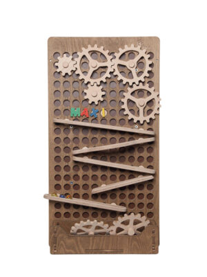wooden activity board for kids with games