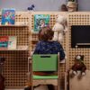 Dětská dřevěná židle PETINKA zelená